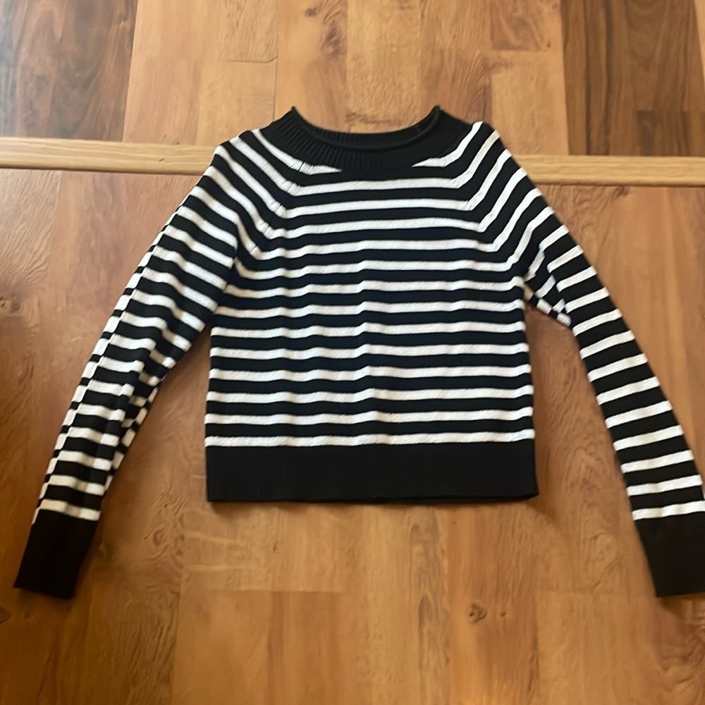Black and white stripe sweater